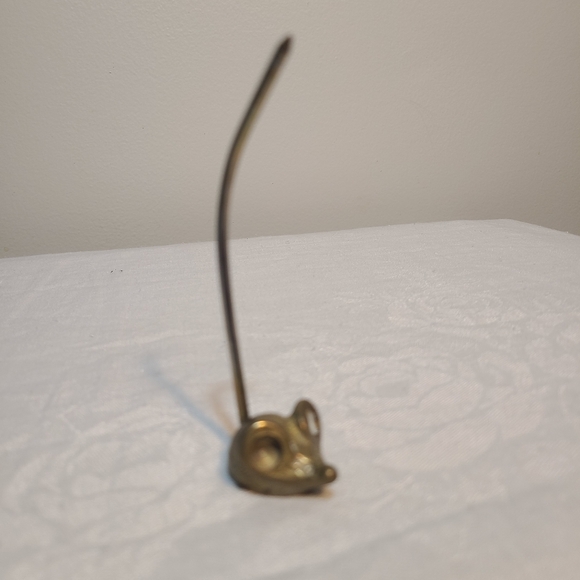 Brass ring holder mouse - Picture 2 of 3